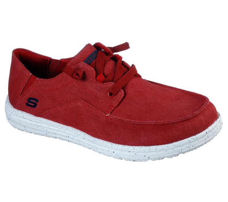 Skechers Herr Röda Slip On - Melson - Volgo - Sverige (MWTYO-2309)